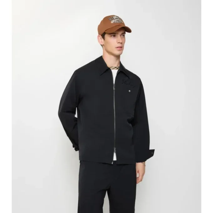 Camisa oversize de nailon con cremallera