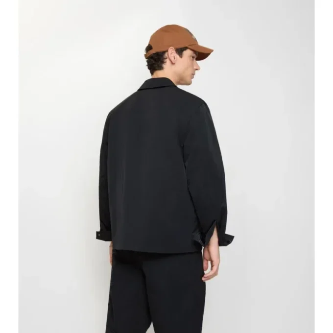 Camisa oversize de nailon con cremallera