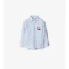 Camisa Oxford de algodón a rayas