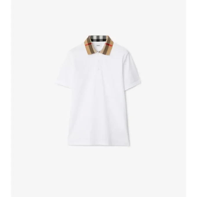 Camisas de algodón con cuello a cuadros