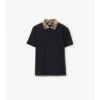 Camisas de algodón con cuello a cuadros