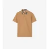Camisas de algodón con cuello a cuadros