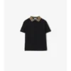 Camisas de algodón con cuello a cuadros