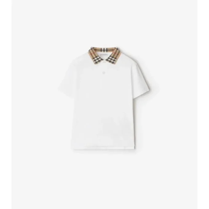 Camisas de algodón con cuello a cuadros