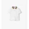 Camisas de algodón con cuello a cuadros