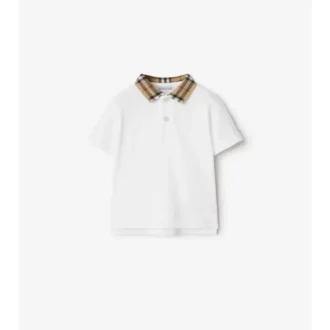 Camisas de algodón con cuello a cuadros