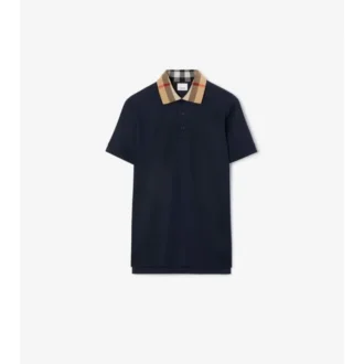 Camisas de algodón con cuello a cuadros