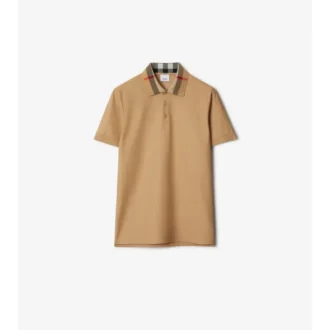 Camisas de algodón con cuello a cuadros