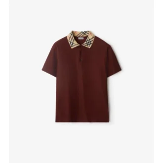 Camisas de algodón con cuello a cuadros