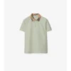 Camisas de algodón con cuello a cuadros