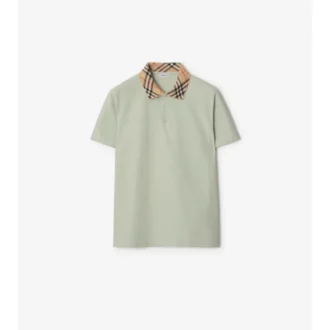 Camisas de algodón con cuello a cuadros