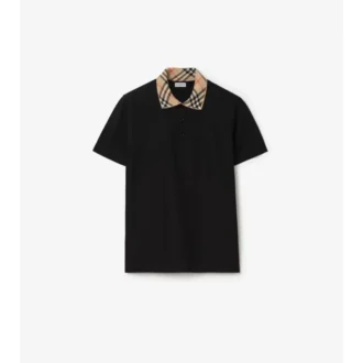 Camisas de algodón con cuello a cuadros
