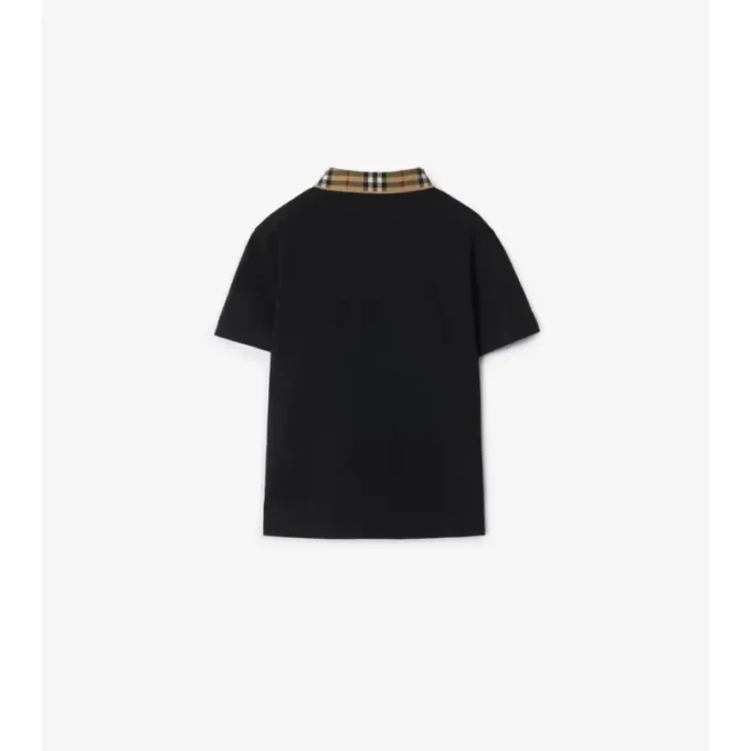 Camisas de algodón con cuello a cuadros