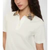 Camisas de algodón con cuello a cuadros
