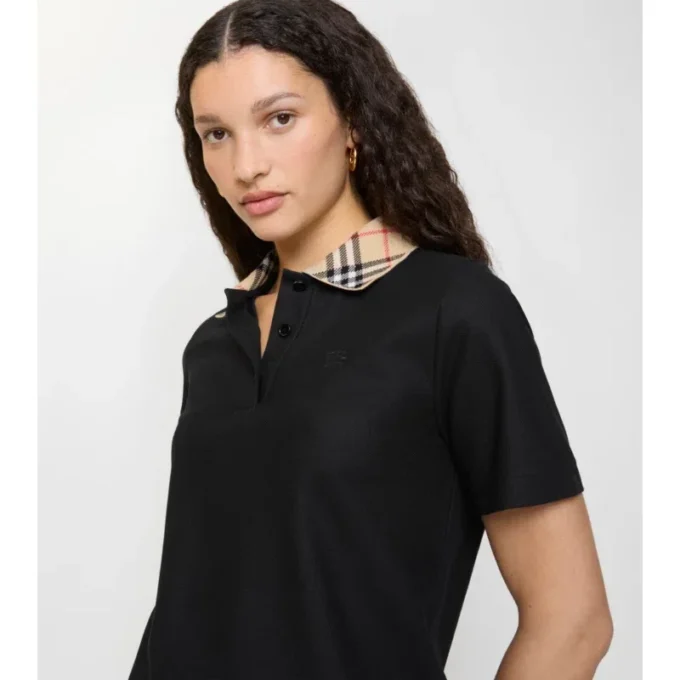 Camisas de algodón con cuello a cuadros