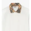 Camisas de algodón con cuello a cuadros