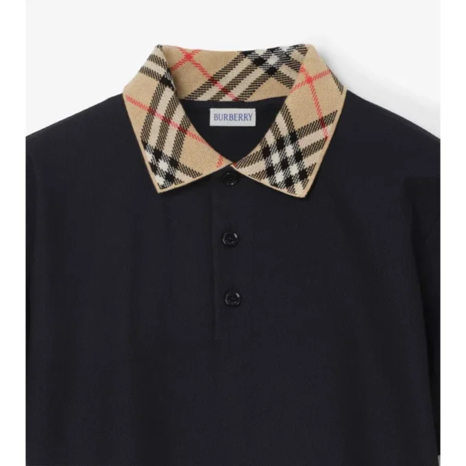 Camisas de algodón con cuello a cuadros