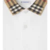 Camisas de algodón con cuello a cuadros
