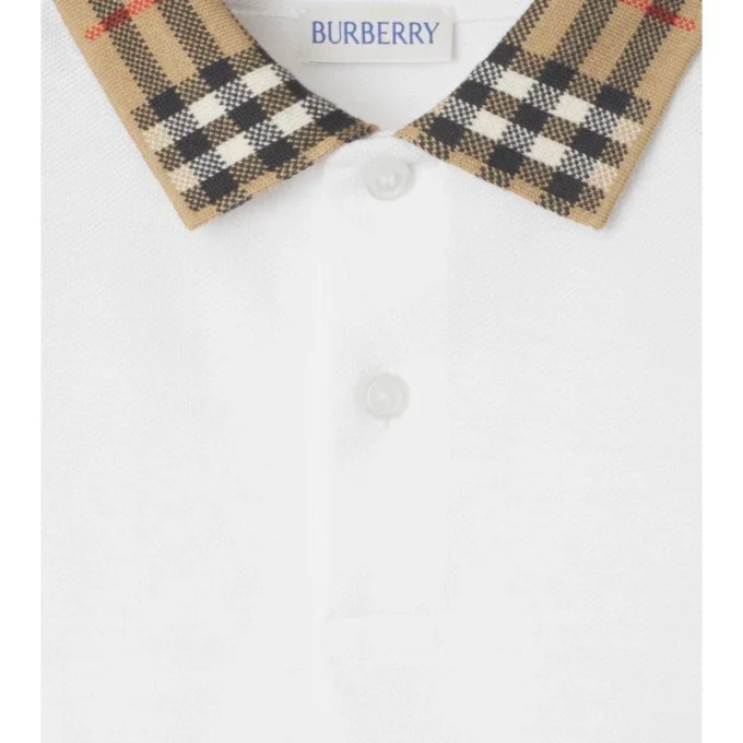 Camisas de algodón con cuello a cuadros