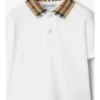 Camisas de algodón con cuello a cuadros