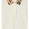 Camisas de algodón con cuello a cuadros