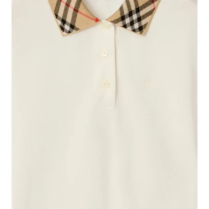 Camisas de algodón con cuello a cuadros