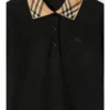 Camisas de algodón con cuello a cuadros