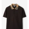 Camisas de algodón con cuello a cuadros