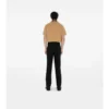 Camisas de algodón con cuello a cuadros