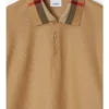 Camisas de algodón con cuello a cuadros