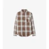 Camisas de algodón con estampado de cuadros Madras