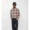 Camisas de algodón con estampado de cuadros Madras