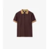 Camisas de algodón con logotipo en el cuello