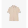 Camisas de algodón con logotipo en el cuello