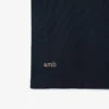Camisas de algodón con logotipo en el cuello