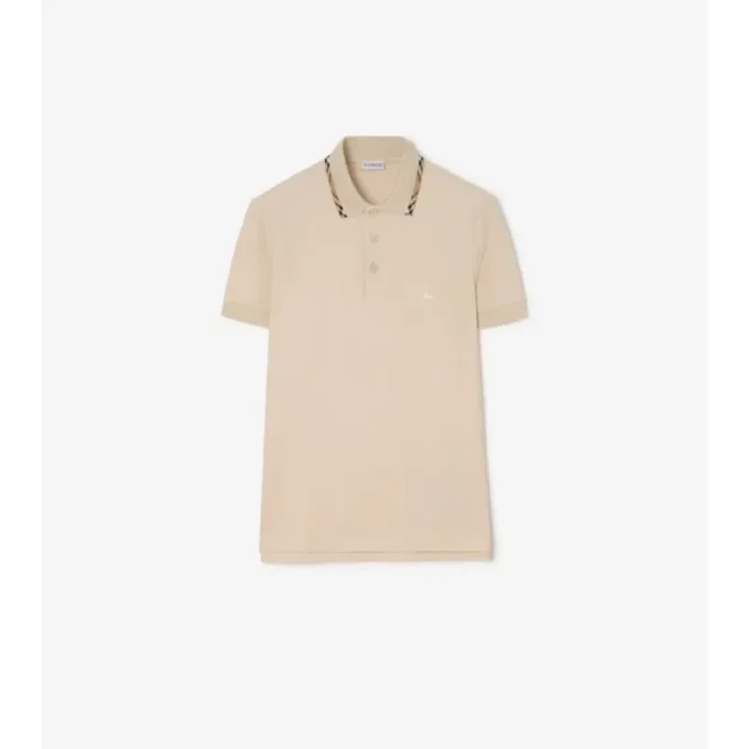 Camisas de algodón con ribetes de cuadros