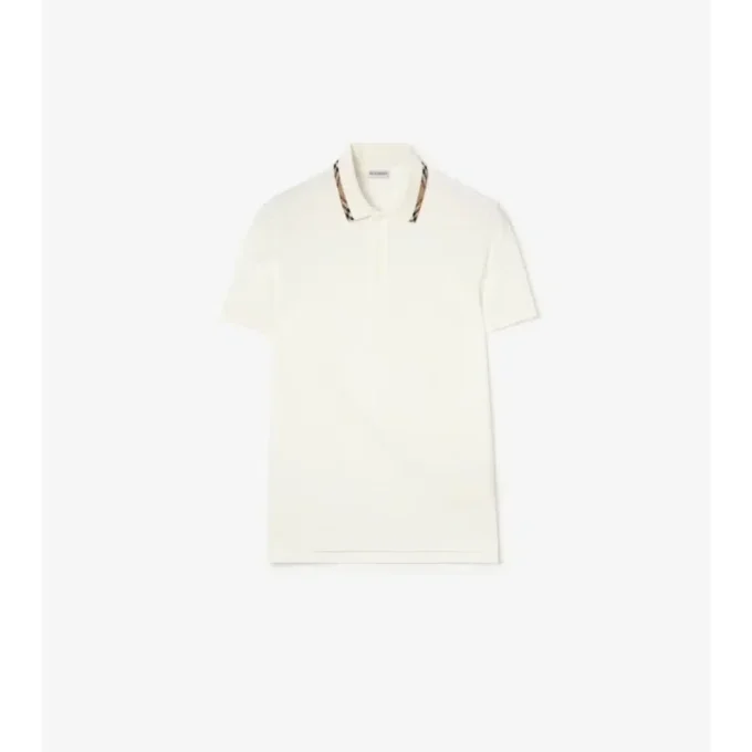 Camisas de algodón con ribetes de cuadros