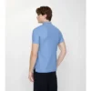 Camisas de algodón con ribetes de cuadros