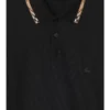 Camisas de algodón con ribetes de cuadros