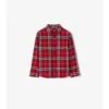 Camisas de franela de algodón a cuadros