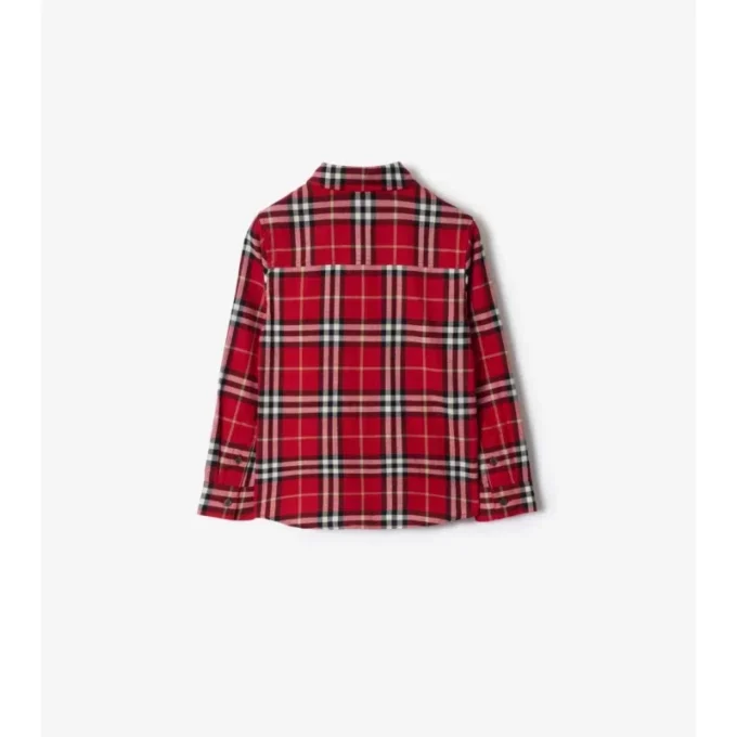 Camisas de franela de algodón a cuadros