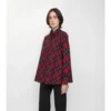 Camisas de franela de algodón a cuadros de corte holgado