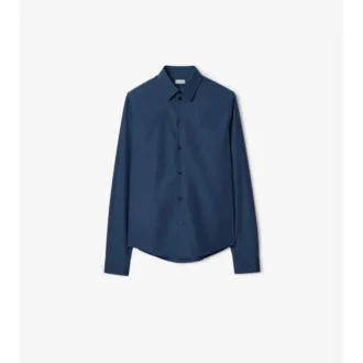 Camisas de popelín de algodón de corte regular