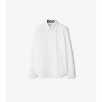 Camisas de popelín de algodón de corte regular