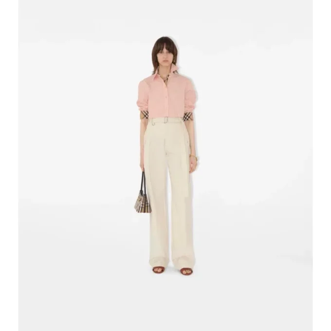 Camisas de popelín de algodón de corte regular
