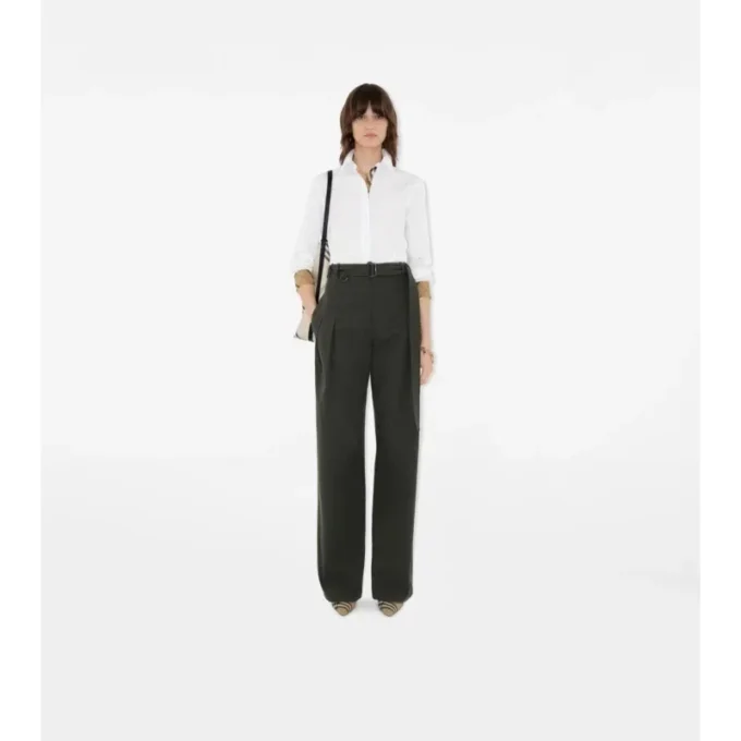 Camisas de popelín de algodón de corte regular