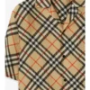 Camisas de seda con estampado de cuadros oversize