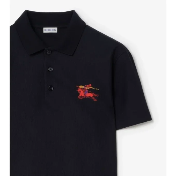 Camisas EKD de algodón con bordado en punto de cruz