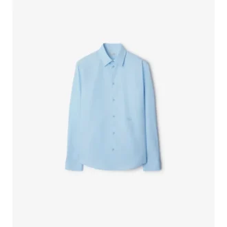 Camisas formales de popelín de algodón de corte entallado