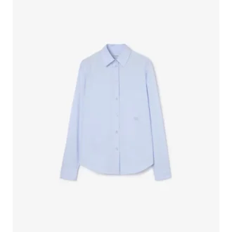 Camisas formales de popelín de algodón de corte regular